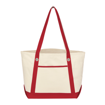 Medium Cotton Canvas Sailing Tote Bag
