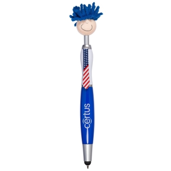 Moptoppers Patriotic Screen Cleaner With Stylus Pen