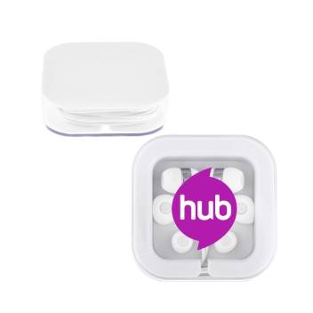 Earbuds In Square Case