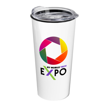 coffee tumbler with picture insert