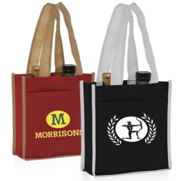 Two Bottle Non-woven Wine Bags