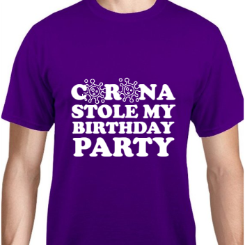 Birthday C Na Stole My Party Unisex Basic Tee T-shirts Style 119319