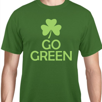 St Patrick Day Go Green Unisex Basic Tee T-shirts Style 116767