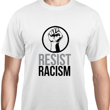 Holiday Resist Racism Unisex Basic Tee T-shirts Style 129148