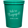 Turquoise - Plastic Cup
