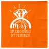 Orange - Beverage Napkins
