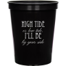 Black - Plastic Cups