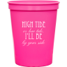 Hot Pink - Plastic Cups