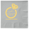 Silver - 3ply Beverage Napkins
