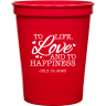 Red - Beer Cup