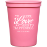 Soft Pink - Plastic Cups