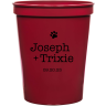 Maroon - Plastic Cup