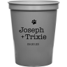 Metallic Silver - Plastic Cups