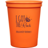 Orange - Plastic Cups