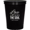 Black - Plastic Cup
