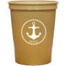 Metallic Gold - Plastic Cups
