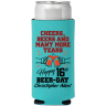 Turquoise - Slim Can Coolers
