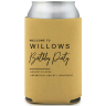 Gold - Imprint Can Coolers
