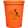 Orange - Plastic Cup
