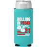 Turquoise - Slim Can Coolers
