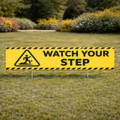 Custom 6" x 24" Yard Signs