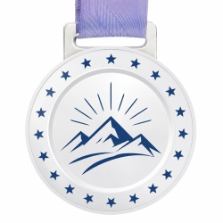 Round Glass Medal