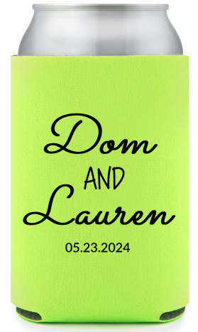 Custom I Put A Spell On You Fairytale Wedding Full Color Can Coolers