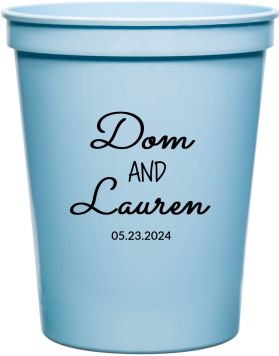 Custom I Put A Spell On You Fairytale Wedding Stadium Cups