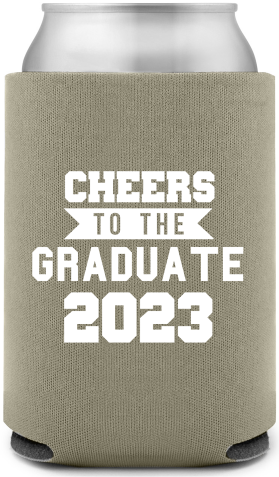 Customized Graduation BBQ Party Full Color Can Coolers