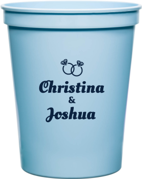 Customized I Said Yas Engagement Stadium Cups