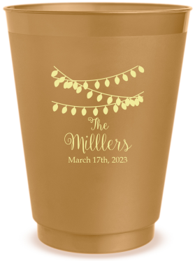 Personalized I&rsquo;ll Drink To That Wedding Frosted Stadium Cups