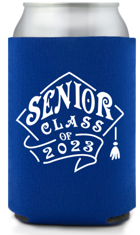 Personalized Senior Class Graduation Full Color Can Coolers