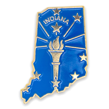 Indiana Stock Lapel Pins