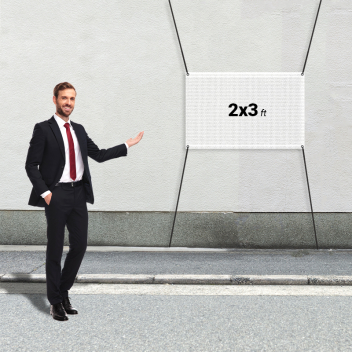 Custom 2&#039; x 3&#039; Mesh Banners