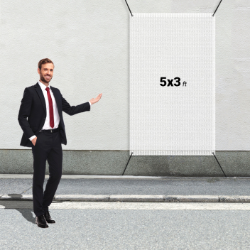 Custom 5&#039; x 3&#039; Mesh Banners
