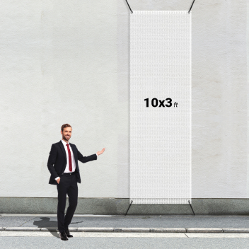 Custom 10&#039; x 3&#039; Mesh Banners