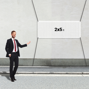 Custom 2&#039; x 5&#039; Mesh Banners