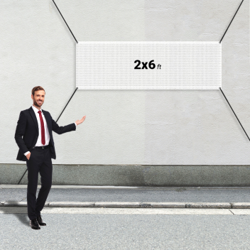 Custom 2&#039; x 6&#039; Mesh Banners