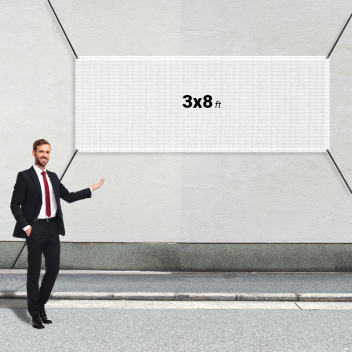 Custom 3&#039; x 8&#039; Mesh Banners