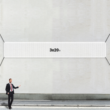 Custom 3&#039; x 20&#039; Mesh Banners