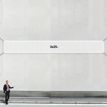Custom 3&#039; x 25&#039; Mesh Banners