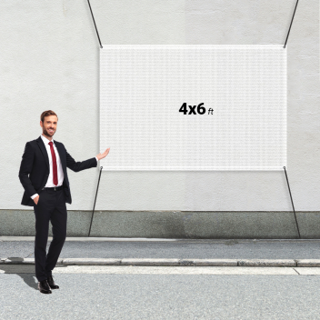 Custom 4&#039; x 6&#039; Mesh Banners
