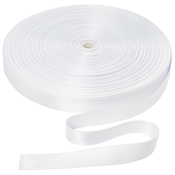 1 Inch White Sublimation Lanyard Rolls - 100 Yards/Roll