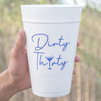 Customize Your Way For Any Event Personalized Foam Cups - Yippee Daisy