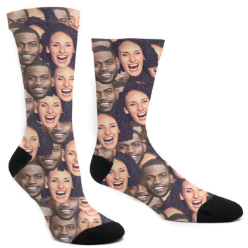 Custom Couple Mash Up Socks