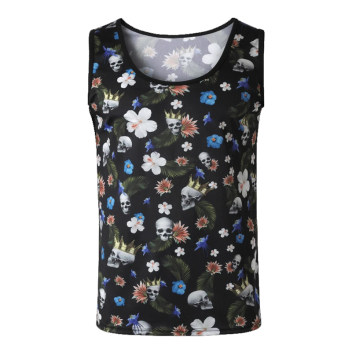 Softspun Tank Tops with Allover Print