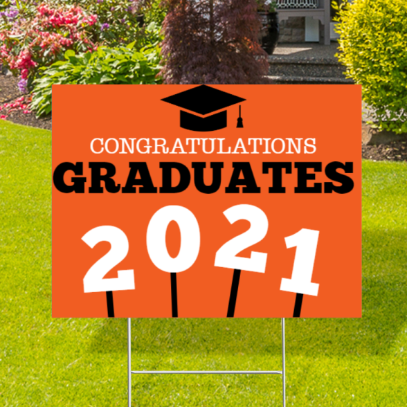Congratulations Graduates 2021 Yard Signs