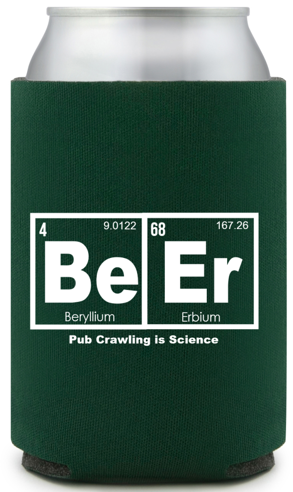 Beer Science St. Patrick&rsquo;s Full Color Can Coolers