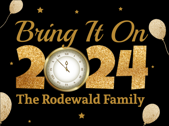 Custom 2024 Bring It On New Year Yard Signs