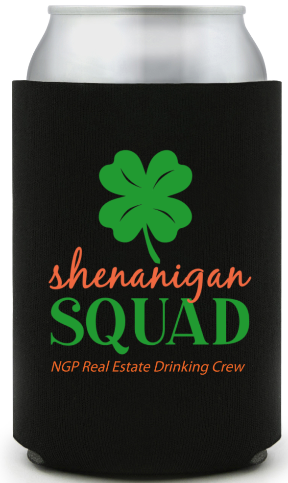 Shenanigan Squad St. Patrick's Full Color Can Coolers